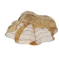 Handgefertigter 7-stufiger Raffia-Mesh-Kronleuchter – marokkanischer Eisenrahmen mit mehreren Leuchten – Bild 4