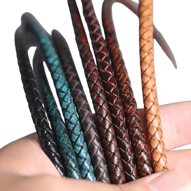 Correas de piel empanizada de 45 cm