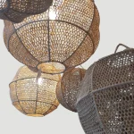 Suspension en Fibre Naturelle Tressée - Faite Main Marocaine en Gros