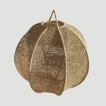 Handmade Raffia Pendant Light - Natural Fiber Wholesale